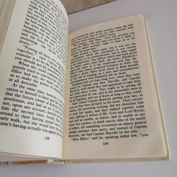 1990 Persuasion Jane Austen Large Print Ex-Library, Vintage Charnwood Classic - Picture 8 of 9